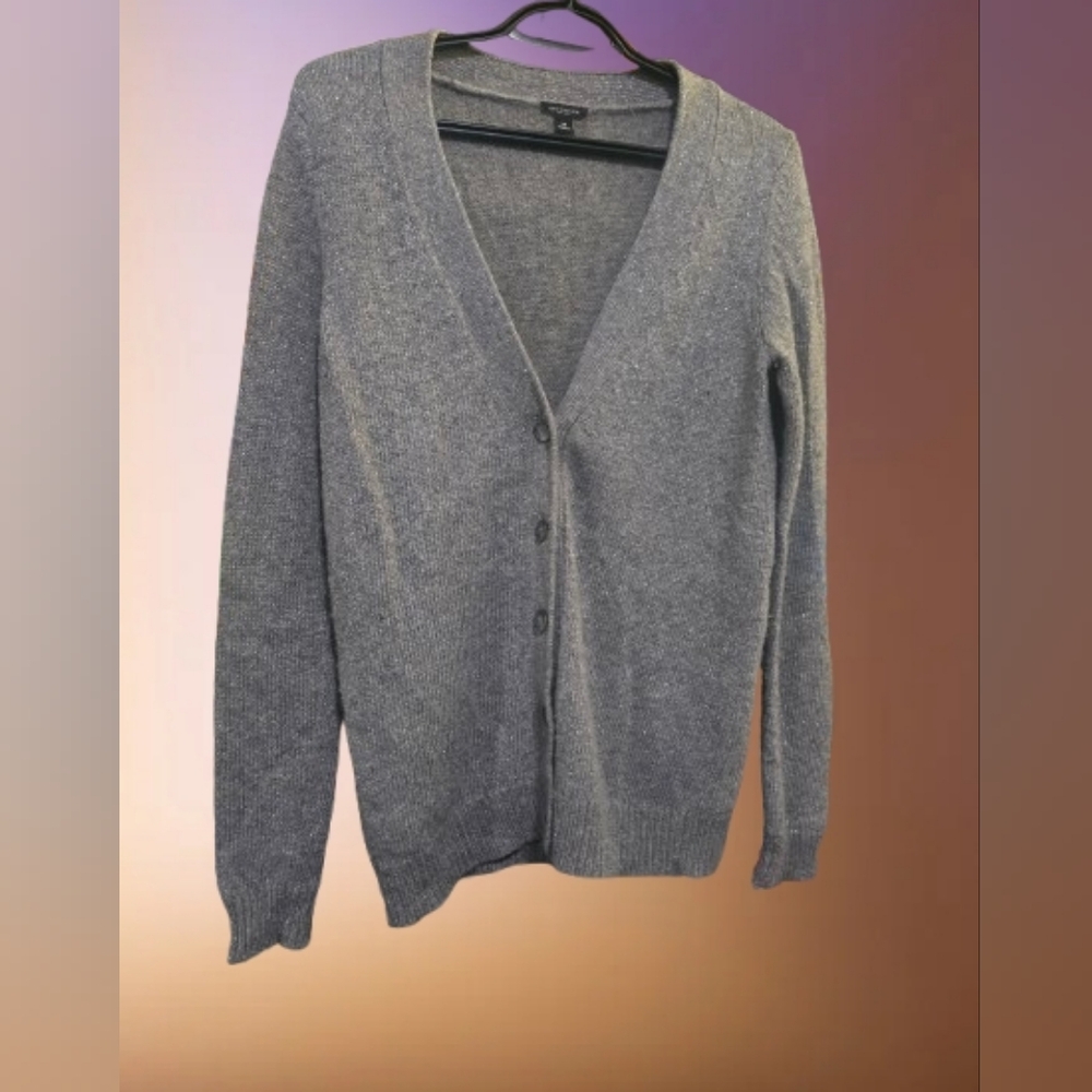 Ann Taylor Women's Gray Cardigan Sweater